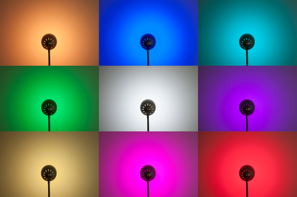 Sample of LIFX color options