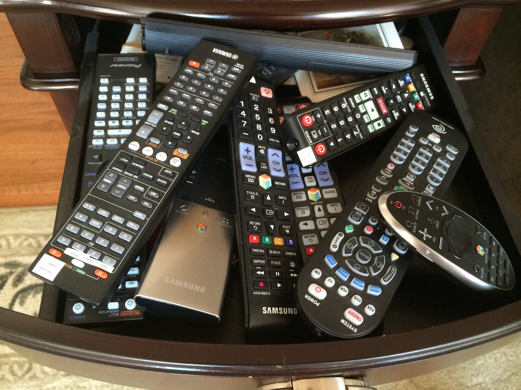 Image result for messy remotes