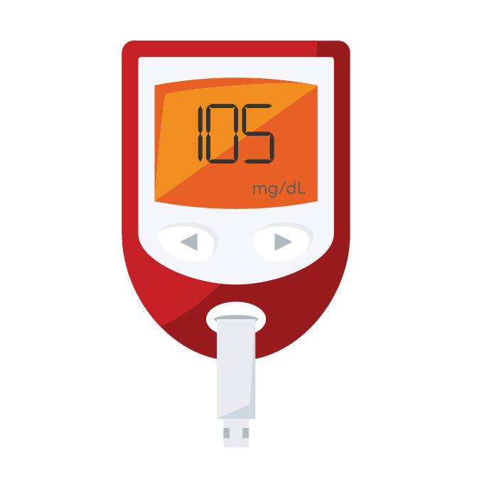 blood glucose monitor icon