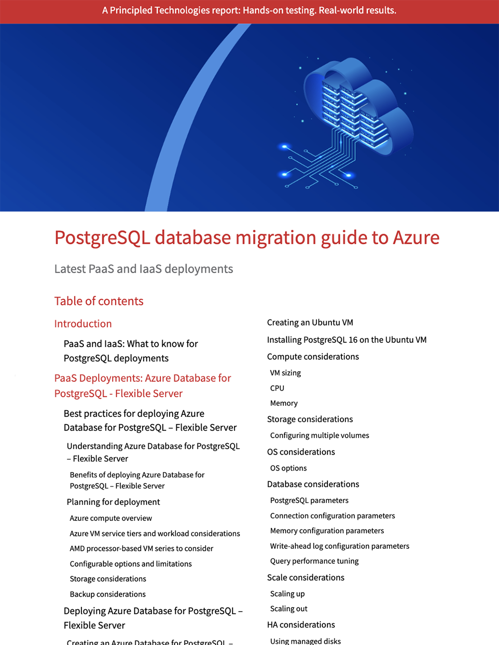 PostgreSQL database migration guide to Azure