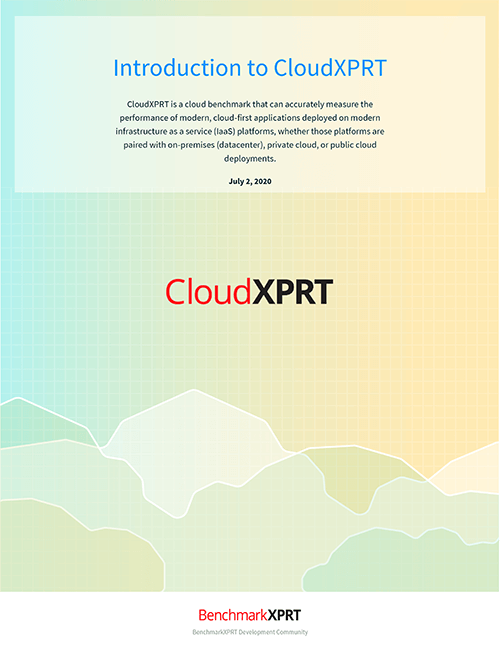 CloudXPRT image